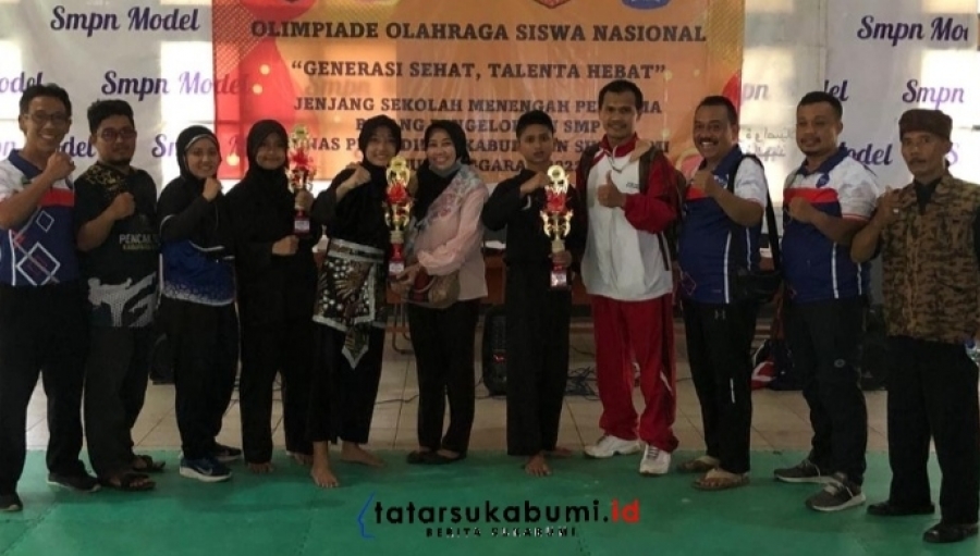 O2SN Tingkat SMP Kabupaten Sukabumi Tahun 2022 Melahirkan Atlet Pencak Silat dan Karate 