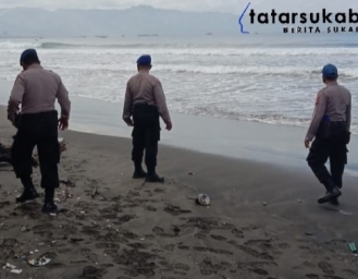 Pencarian Korban Tenggelam Wisatawan Cibadak di Citepus Palabuhanratu