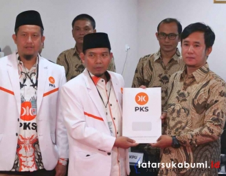 PKS Parpol Pertama Serahkan Berkas Bakal Calon Legislatif ke KPU Kabupaten Sukabumi