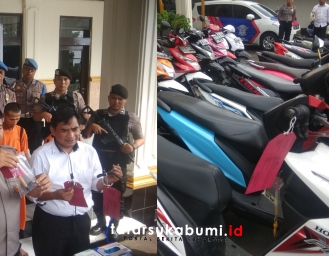 12 Pelaku Curanmor yang Kerap Beraksi di Sukabumi Dibekuk Polisi