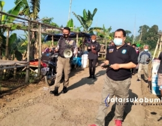 PPKM Darurat! 4 Pasar Tradisional di Kecamatan Nagrak Sukabumi Ditutup Petugas