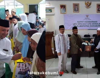 Baznas Kabupaten Sukabumi Distribusikan 16 Ribu Paket Beras dan Insentif Kepada 772 Imam Masjid