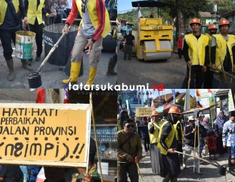 Karnaval Unik Hari Kemerdekaan Kritik Gubernur Jabar Jalan Rusak  