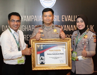 Menpan RB Daulat Polres Sukabumi Kota Sebagai Instansi Kepolisian Dengan Pelayanan Publik Terbaik