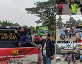 Nah Lho! Juru Parkir Liar dan Pak Ogah Perempatan Jalan di Sukabumi Mulai Ditertibkan Polisi