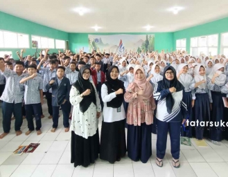 P4GN BNNK Sukabumi Kepada 525 Pelajar SMPN I Gunungguruh 