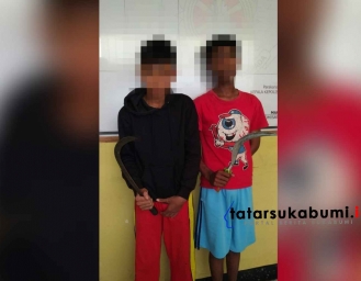 2 Bocah Alay Baru Gede Ditangkap Polisi Bawa Celurit Diduga Mau Tawuran