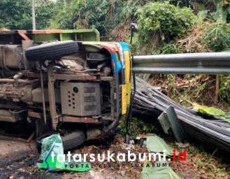 Kecelakaan di Ruas Jalan Palabuhanratu - Banten 1 Korban Meninggal Dunia di TKP