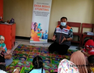 Program Desa Bebas Stunting Rumah Zakat di Kabupaten Sukabumi