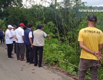 Asep Japar Turunkan Tim Teknis Perbaikan Jalan Amblas Dampak Bencana di Sukabumi 