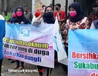 Buruh Demo IDI Kabupaten Sukabumi Buntut Panjang Dugaan Malpraktek dan Pungli di Rumah Sakit Sekarwangi