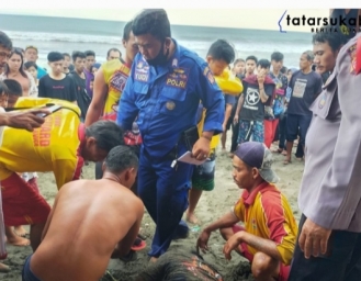 Wisatawan Asal Bogor Terseret Ombak Palabuhanratu