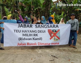 Penjelasan Pemprov Jabar Tanggapi Protes Warga Atas Jalan Rusak Sukabumi - Cikembar