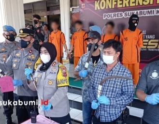 Polisi Bekuk 6 Anggota Geng Motor Pelaku Pembacokan di Sukabumi