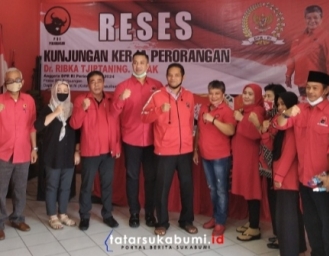 Ribka Tjiptaning Berikan Sapi Kurban Hingga Bahas Kemenangan PDI Perjuangan di Pilkada Sukabumi
