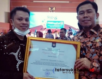Pemkab Sukabumi Raih Penghargaan Kemendagri Sistem Keuangan Pemerintah Desa Terbaik