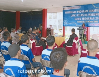 Rehabilitasi Sosial Warga Binaan Lapas Warungkiara oleh BNNK Sukabumi
