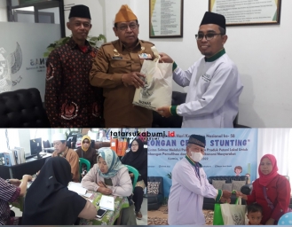 Momentum Hari Pahlawan Baznas Kota Sukabumi Gulirkan Bantuan Kepada Guru Ngaji Veteran dan Anak Stunting