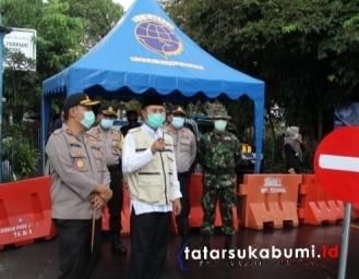 Status Kota Sukabumi Zona Merah, 3 Titik Ruas Jalan Bhayangkara Ditutup Sementara